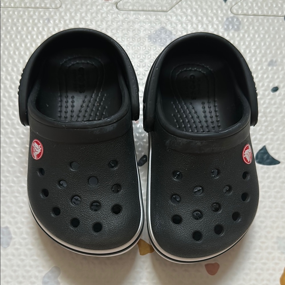 CROCS Toddler Black Sandal Clogs